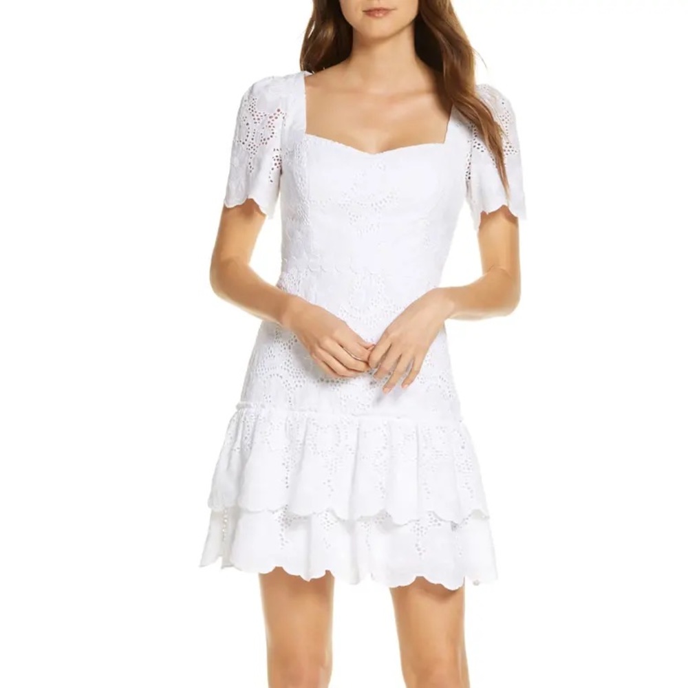 NWT sz 16 Lilly Pulitzer Eyelet Bonni Dress